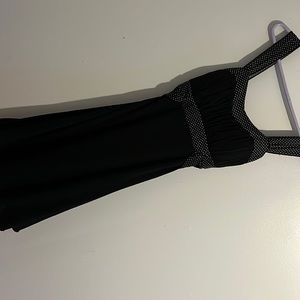 Cute black dress with polka dot detail